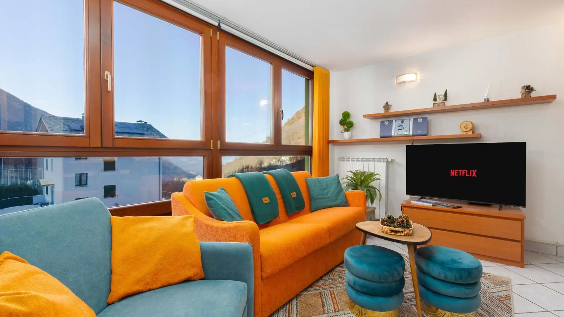 Lejlighed Aprica Favoloso Con Terrazzo Wi-Fi Netlix 4 Ospiti Comodi 3 Minuti Dalle Piste -Davvero Comodo